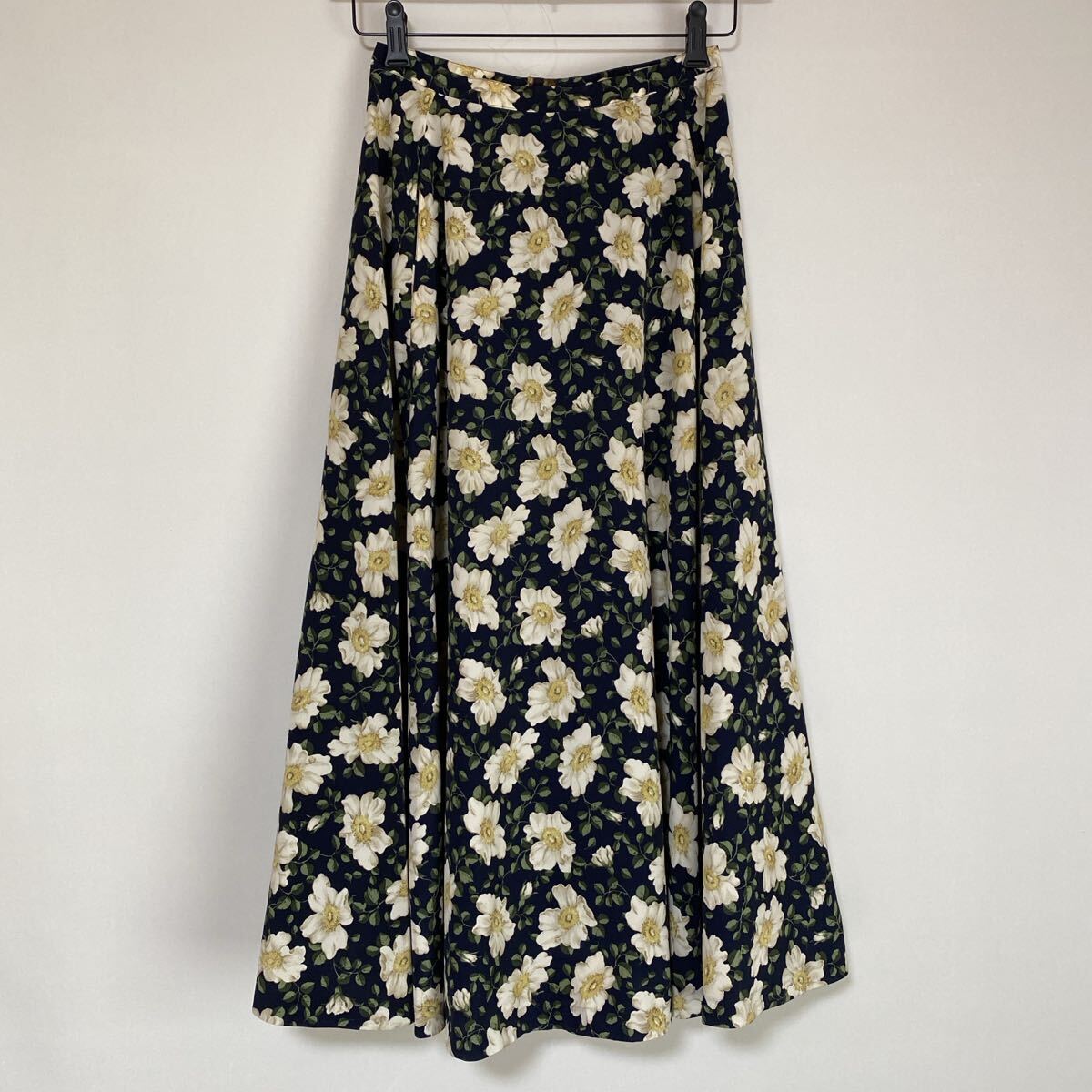 インゲボルグ ピンクハウス フレアロングスカート 花柄 W64 DMW拍卖