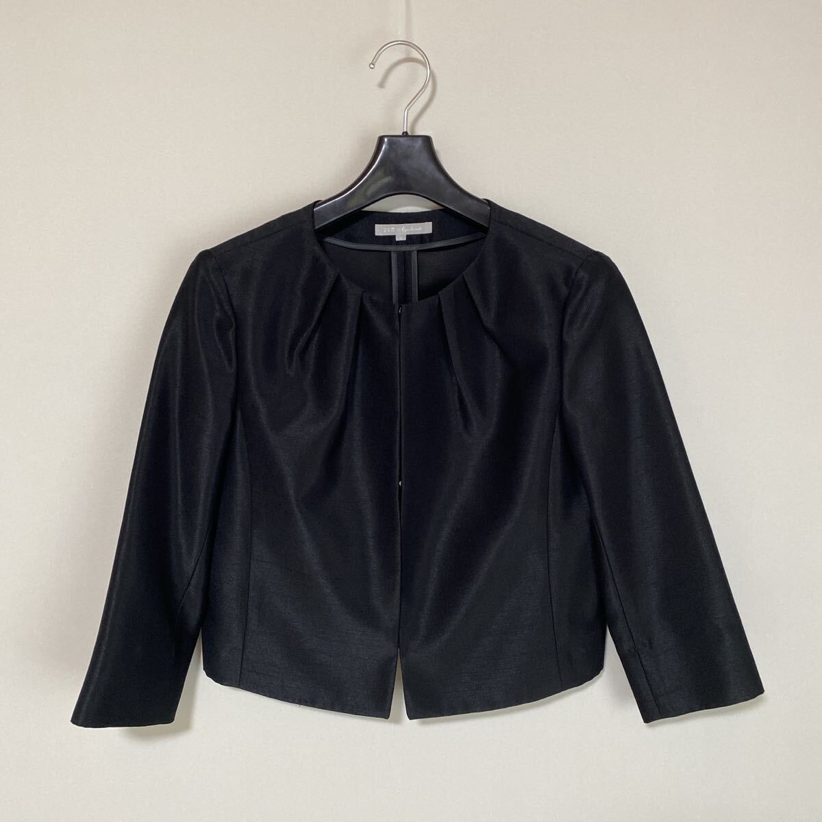 23区 ノーカラー ジャケット 32 春夏 光沢 事務職 面接 OL DMW拍卖