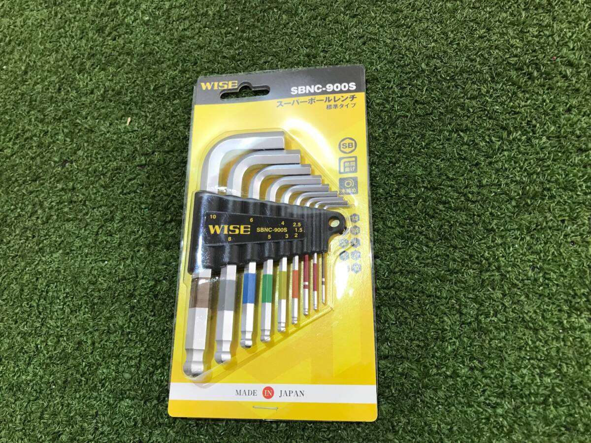 【未使用品】ワイズ(WISE) レンチ ボールポイントレンチ9本セットNC SBNC-900S 標準サイズ 9個入 ITGJQ9BGTI2Y拍卖
