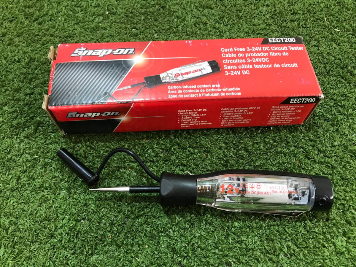 【中古品】Snap-on スナップオン 3~24V コードレスサーキットテスター EECT200 ITJO9D191WDY拍卖