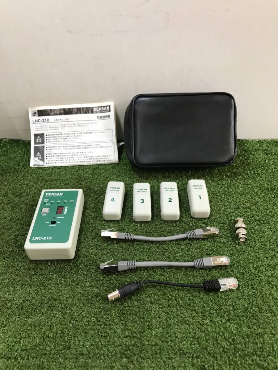 【中古品】デンサン LANチェッカー LNC-210 IT34JMQI9IOS拍卖