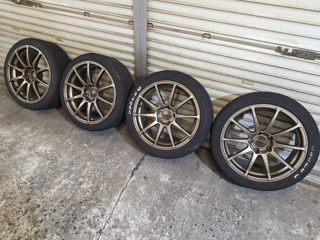 メーカー不明 17インチホイール 8J+28 4本拍卖