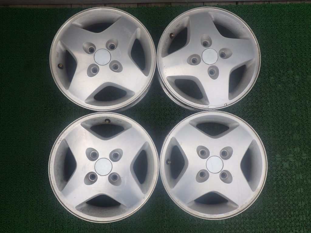 スズキ 純正 13インチ アルミホイール 4本 13x4.00B +45 PCD100 ワゴンR拍卖