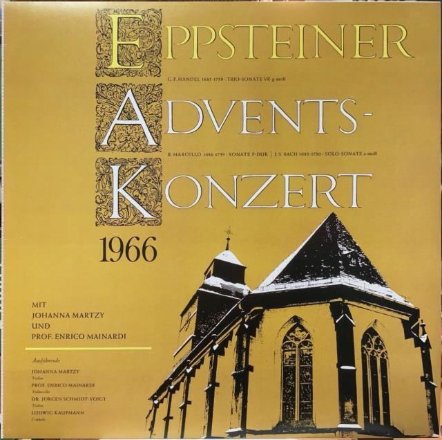 JOHANNA MARTZY / EPPSTEINER ADVENTSKONZERT 1966 (リイシュー盤)拍卖