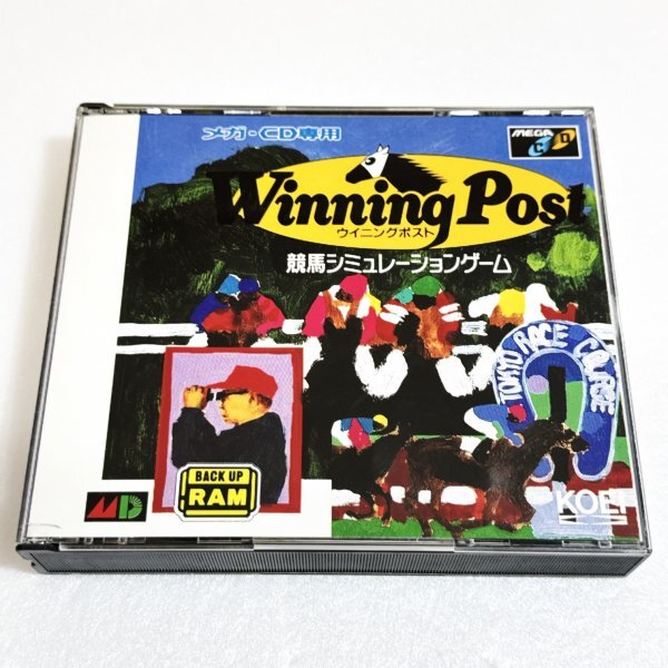 ウィニングポスト【箱・説明書有り】清掃済 4本まで1個口で同梱可 メガ・CD MEGA CD拍卖