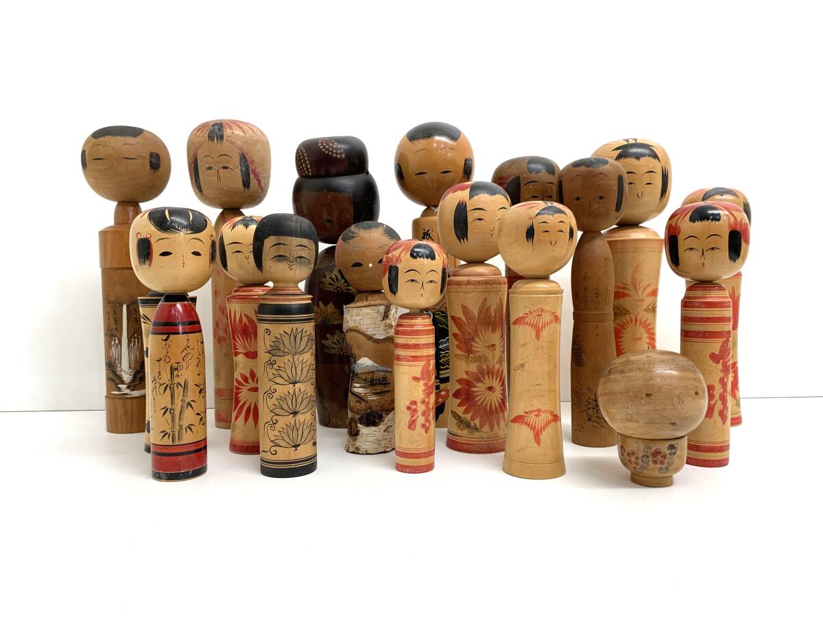 c70 伝統こけし【大量まとめ】作家 作品 当時物 希少 郷土玩具 蔵出し 民芸品 古い 歴史 日本人形拍卖