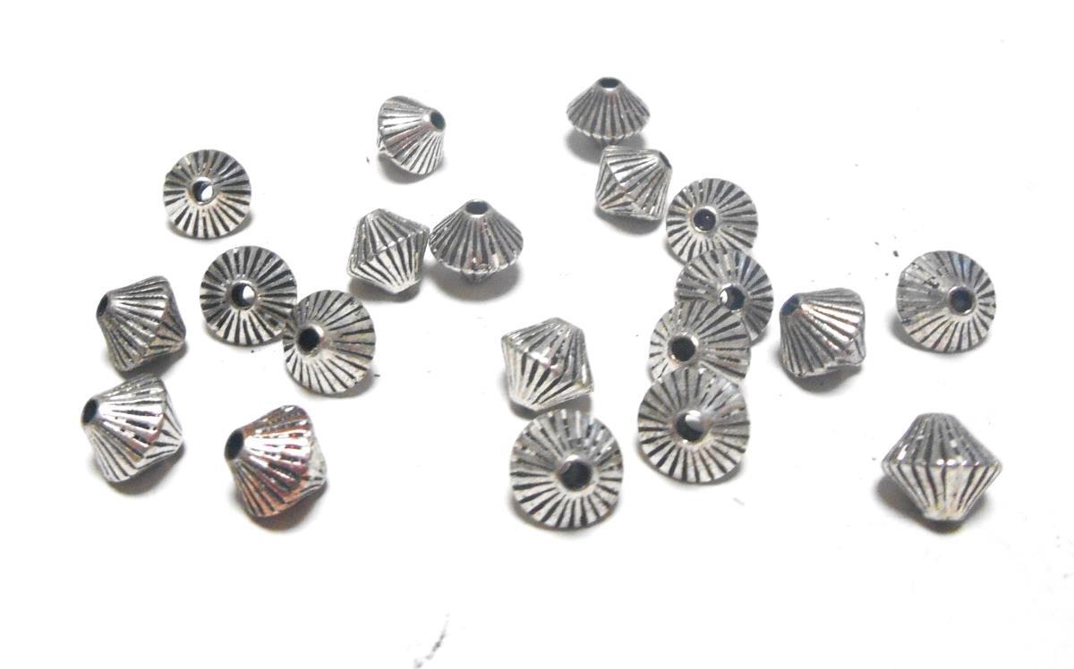 シルバー色のビーズパーツ(40個セット)拍卖