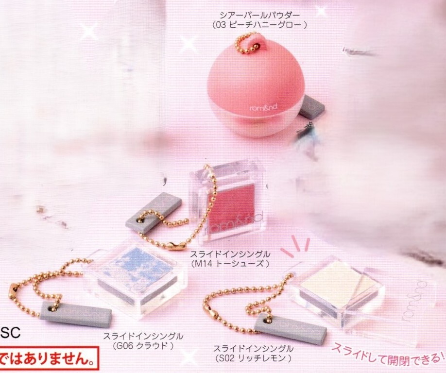 ★★★【送料込み】即決!rom&nd ミニチュアコレクション2 4種★全種ではありません★ロムアンド/メイク/化粧品/韓国コスメ/カプセルトイ★拍卖
