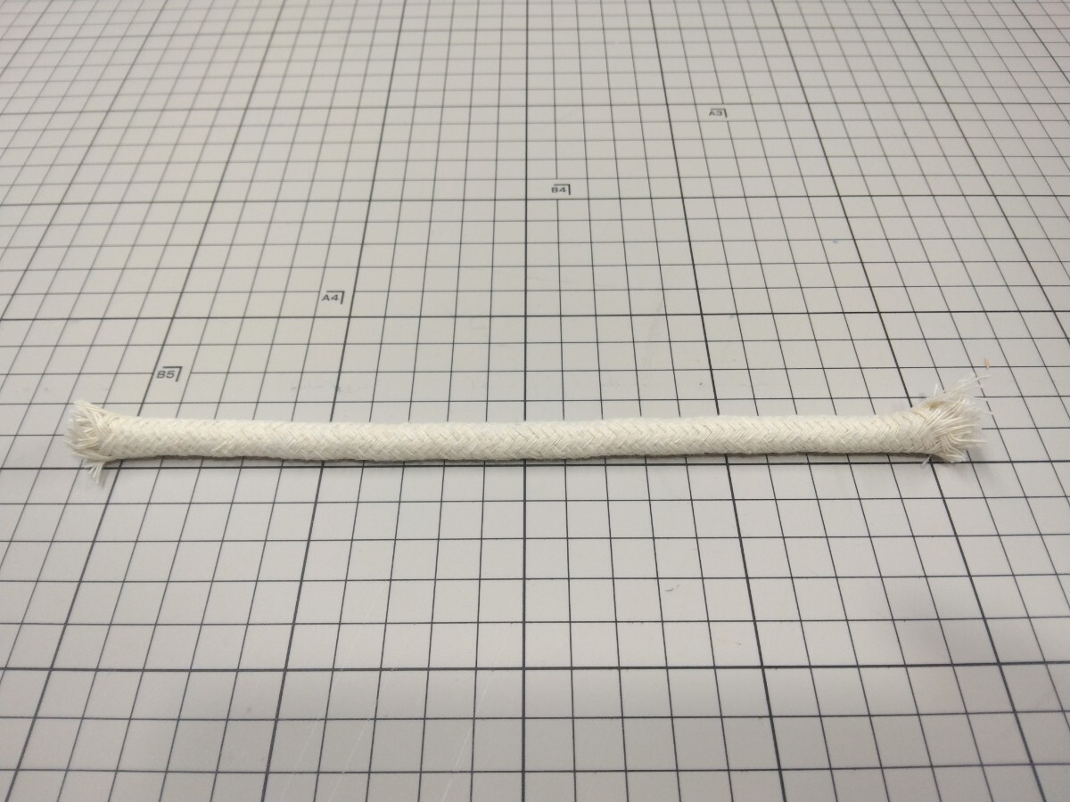 送料込 綿芯 コットンウィック 替え芯 直径 10mm x 20cm オイルランタン 注油芯などに拍卖