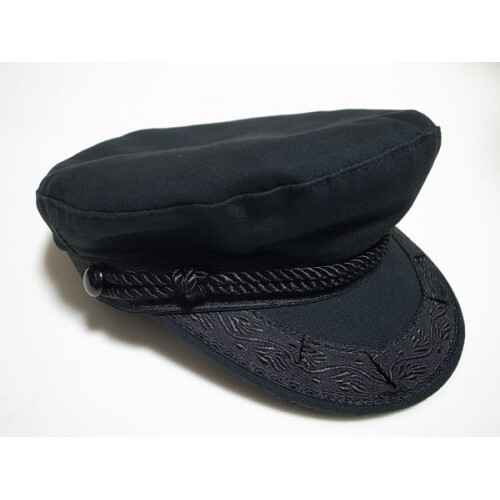 【送料無料 即決】New York HatニューヨークハットNewYorkHat USA製 Canvas Greek フィッシャーマン コットン素材キャスケット黒 L 新品拍卖