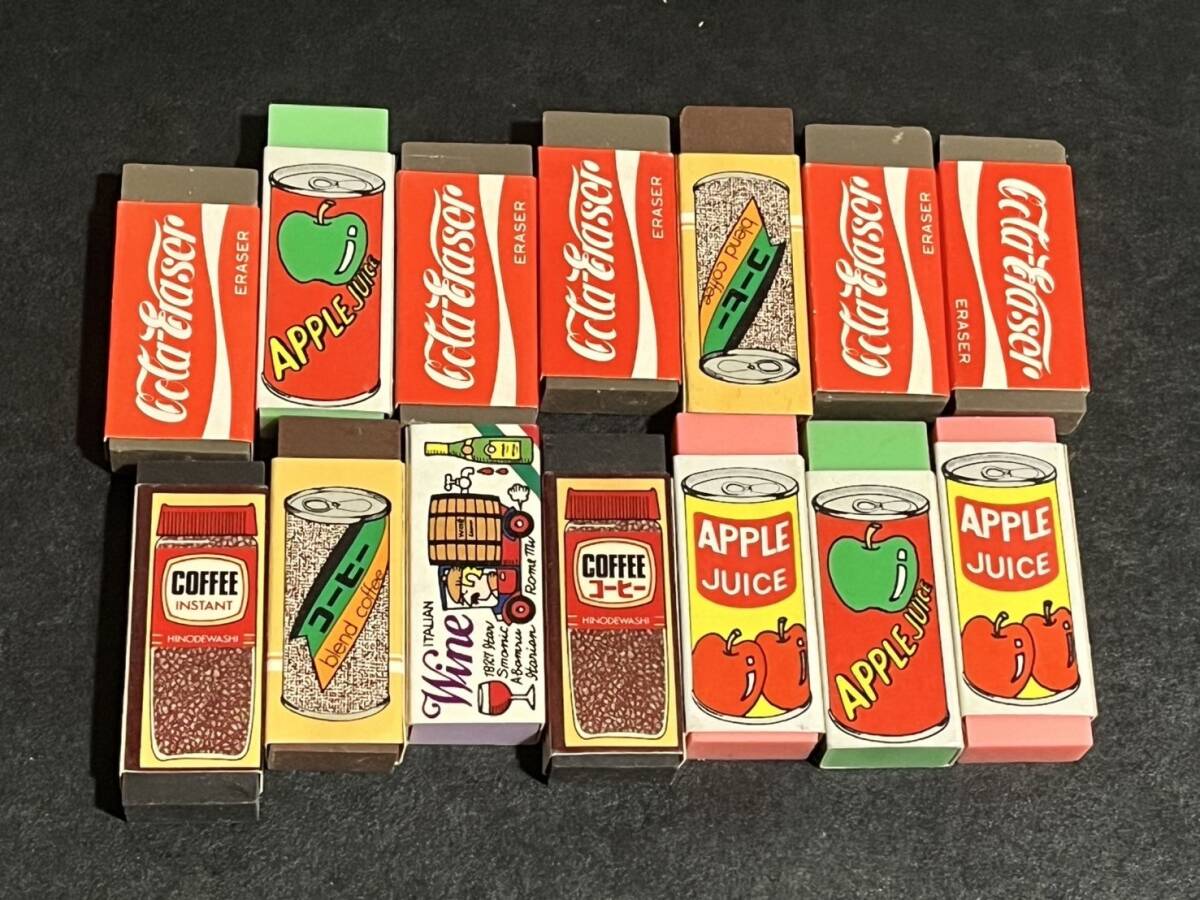 昭和 レトロ 香り付 消しゴム まとめて 倉庫品 文具 雑貨 おもしろ消しゴム拍卖