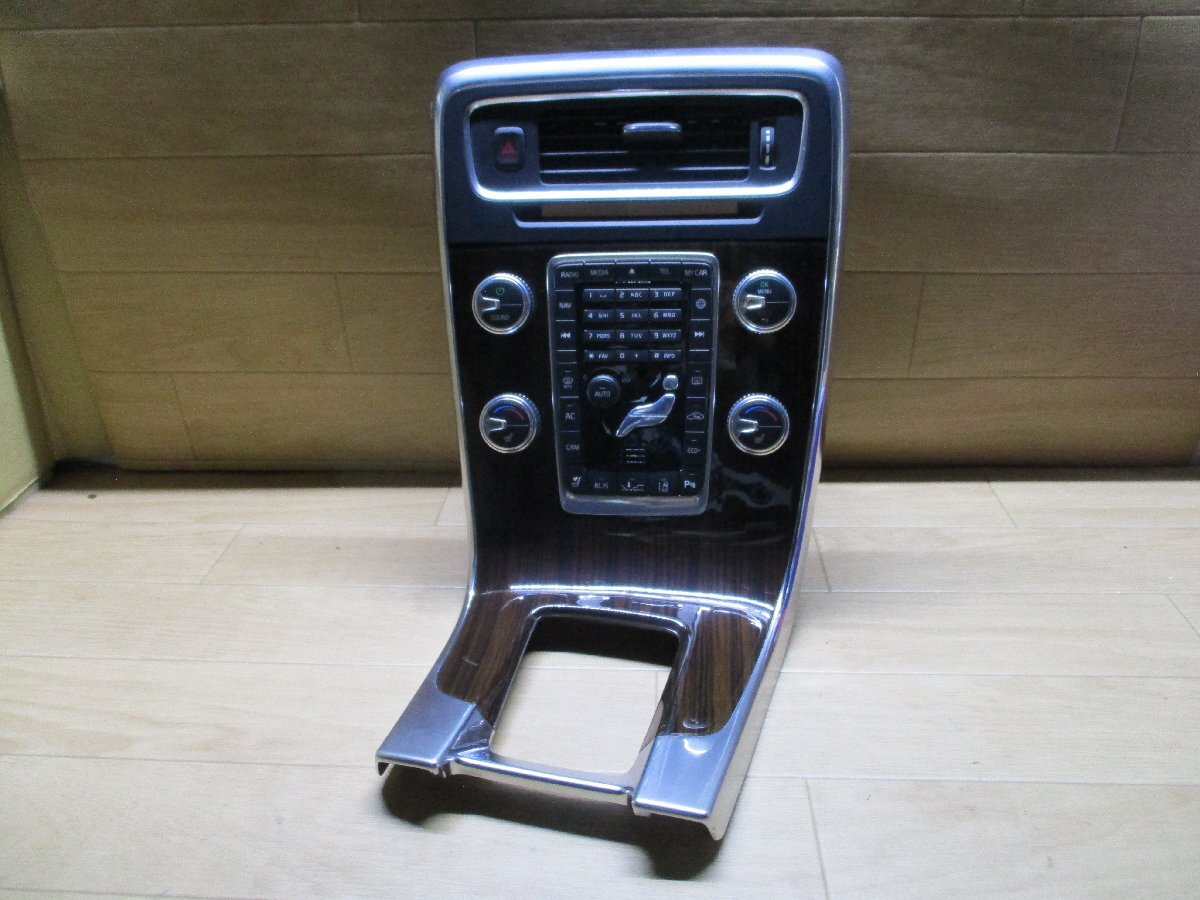 ★ボルボ S60 FD4204T センターコンソールパネル エアコンオーディオスイッチ 純正拍卖