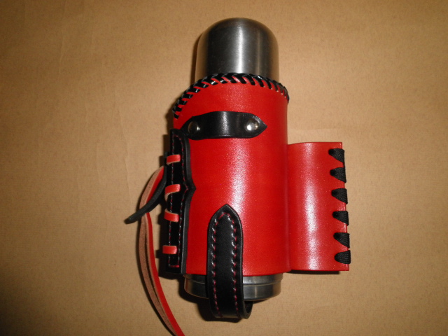 栃木レザー製サドルレザー ドリンクホルダー 限定カラーR&B ハーレー アメリカン バイク拍卖