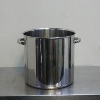 EBM ステンレス 寸胴鍋 両手 ふたなし 30cm IH対応 底板厚3mm モリブデンジ2 外寸φ316手40 内寸φ300H300mm 20L 3.71kg拍卖