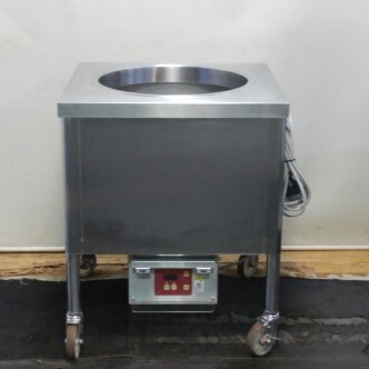 2017年製 ホシザキ SC-600-2 湯煎式 電気式 ウォーマーカート 30℃~ W600D600H725mm 単相200V 2kW ~42cm寸胴 空炊き防止装置 マイコン拍卖