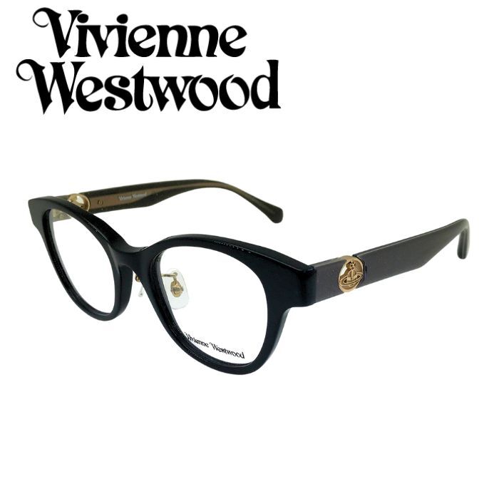 Vivienne Westwood メガネフレーム ヴィヴィアン ウエストウッド ブラック レディース 眼鏡 めがねブランドvw-40-0014-03拍卖