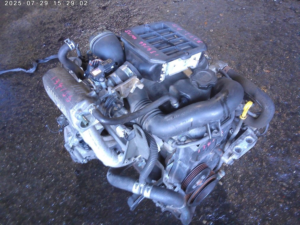 『psi』 スズキ HN11S Kei F6Aターボ エンジン 97072km H12年式拍卖