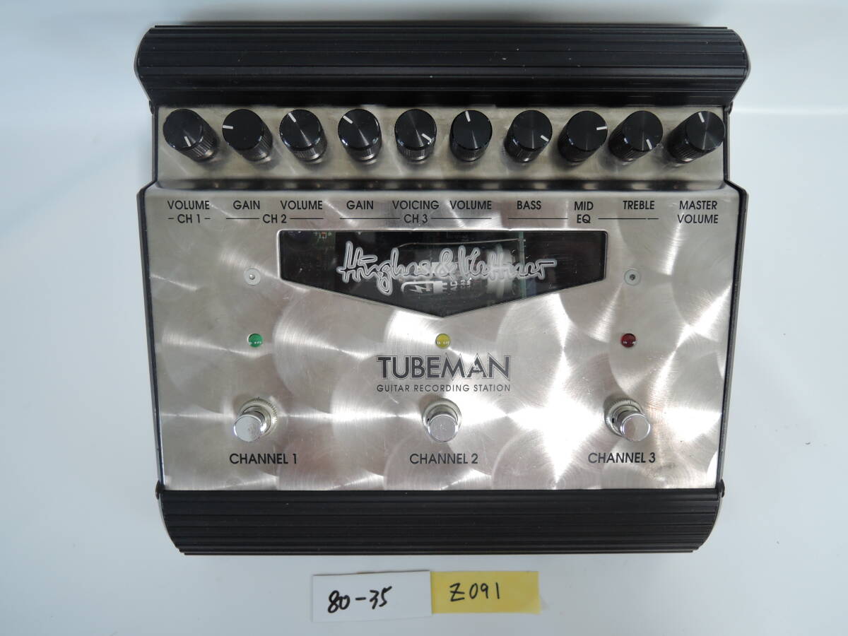 hughes&kettner TUBEMANⅡ ギター用プリアンプ 通電確認済み 80-35-Z091拍卖