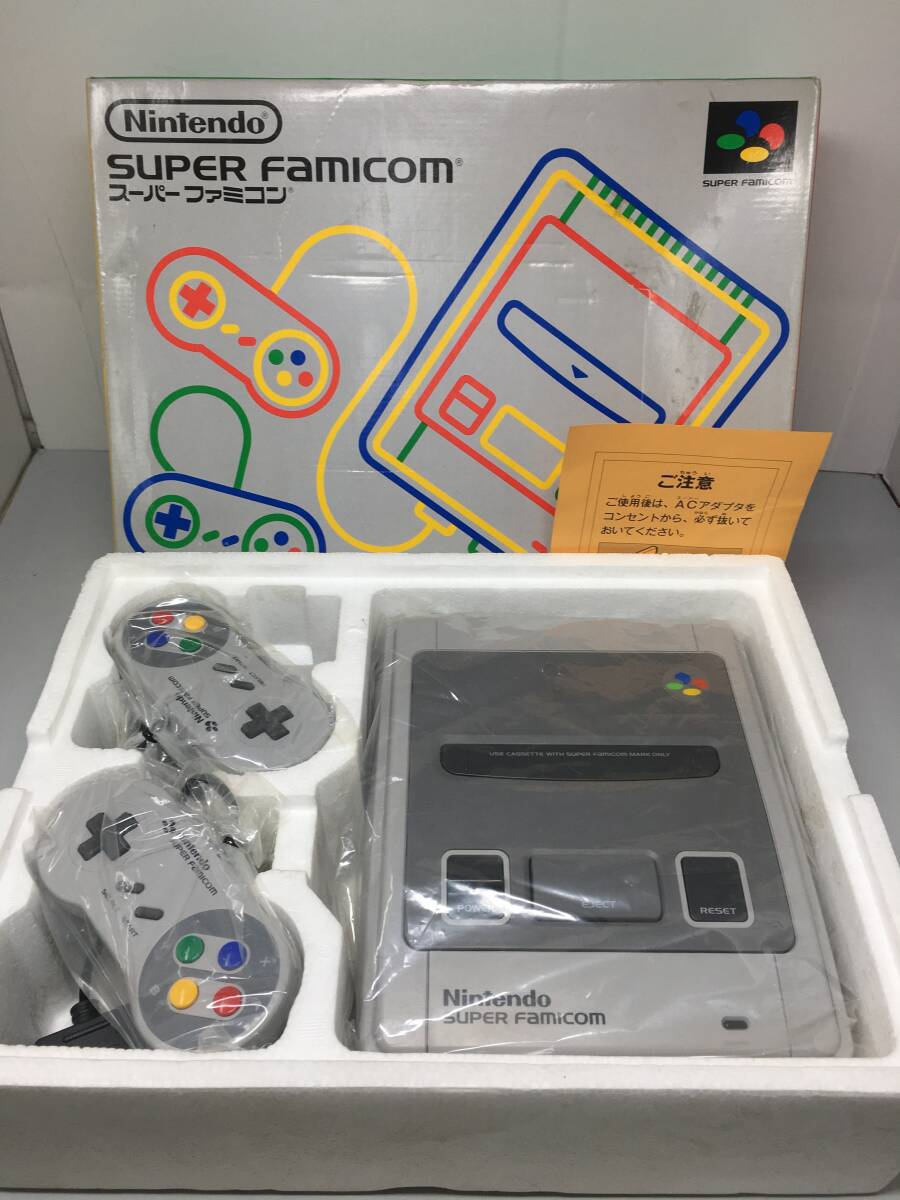 VY-982 未使用 コレクター品 スーパーファミコン 本体 SHVC-100拍卖