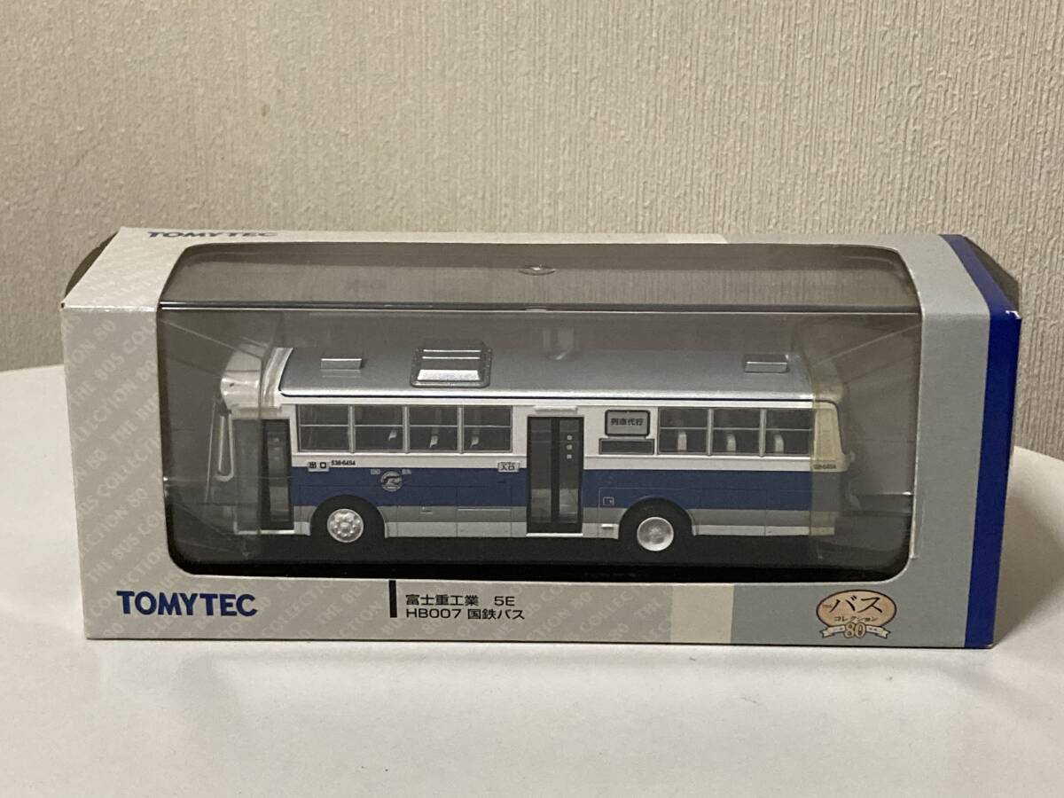 送料無料 THEバスコレクション80 富士重工 5E HB007 国鉄バス TOMYTEC トミーテック ミニカー バスコレ80拍卖