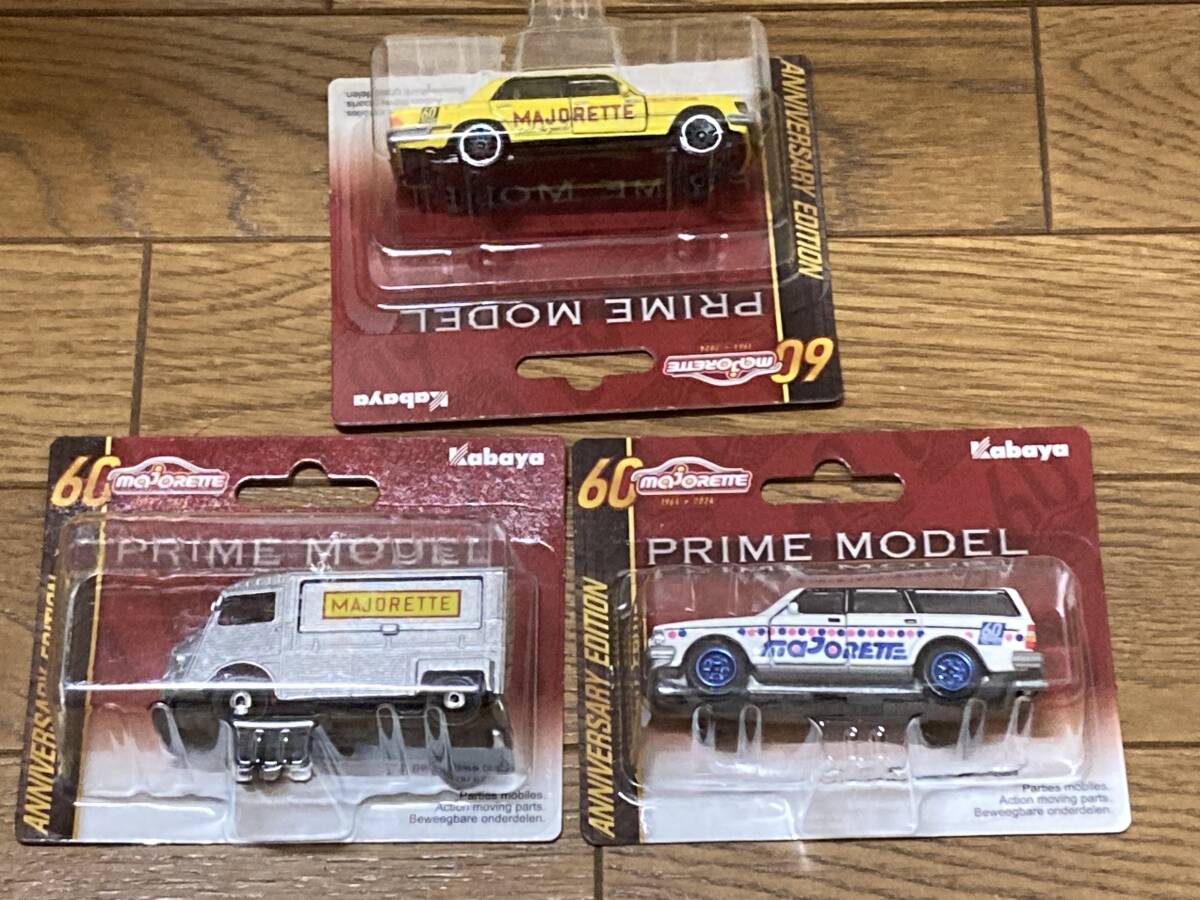 送料無料 マジョレット プライムモデル 60thアニバーサリーエディション メルセデスベンツ450SEL、ボルボ240GL、シトロエンHY 3個セット拍卖