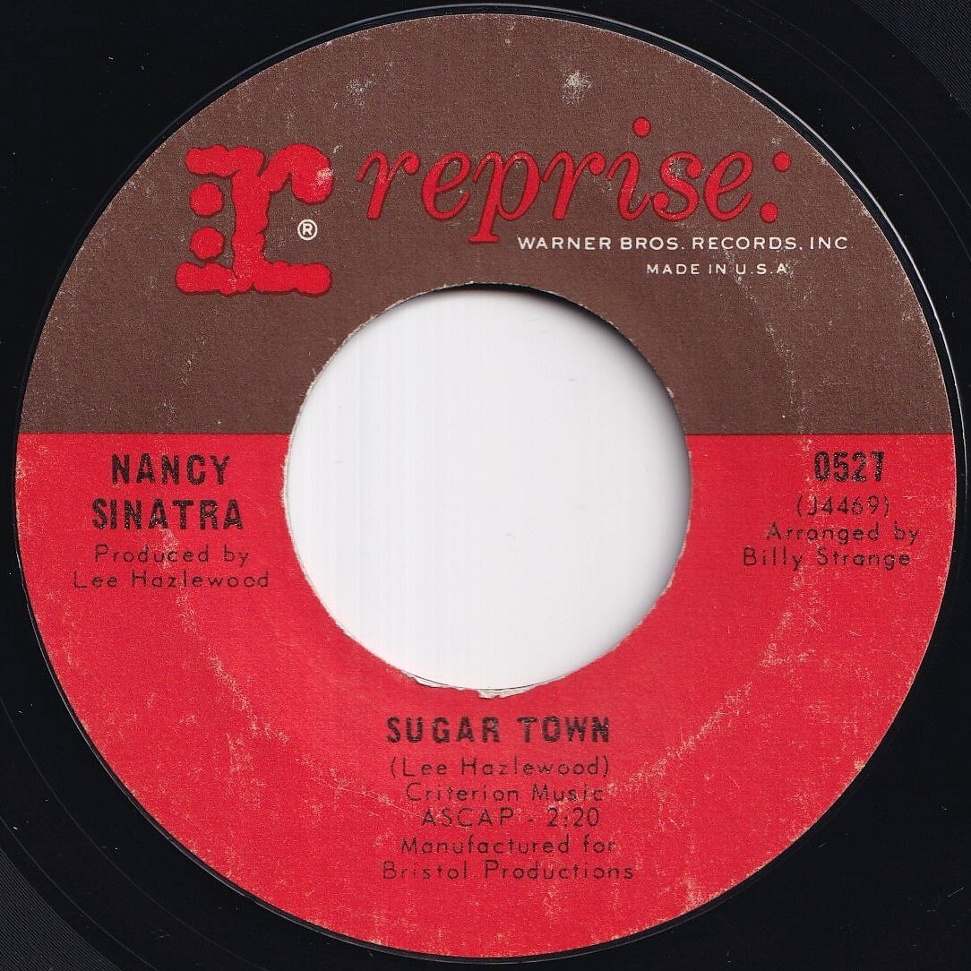 Nancy Sinatra Sugar Town / Summer Wine Reprise US 527 212152 ROCK POP ロック ポップ レコード 7インチ 45拍卖