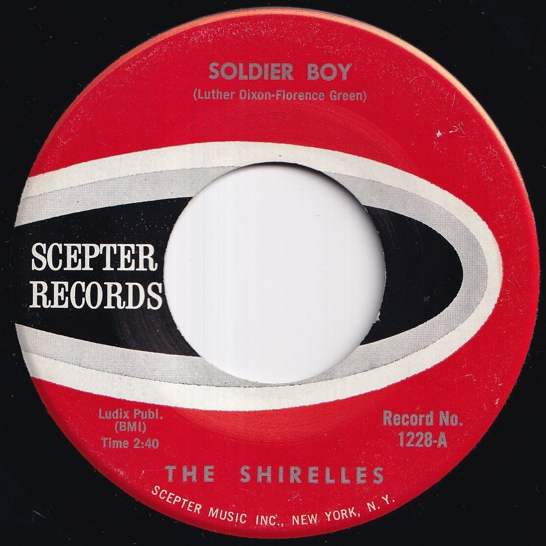 Shirelles Soldier Boy / Love Is A Swingin' Thing Scepter US 1228 212153 R&B R&R レコード 7インチ 45拍卖