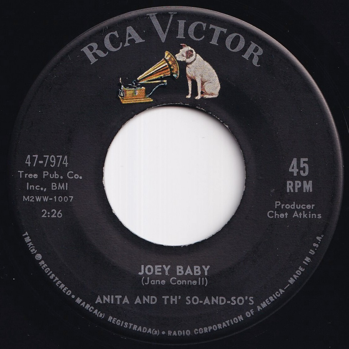 Anita And Th' So-And-So's Joey Baby / Rinky Tinky Rhythm RCA Victor US 47-7974 212060 R&B R&R レコード 7インチ 45拍卖