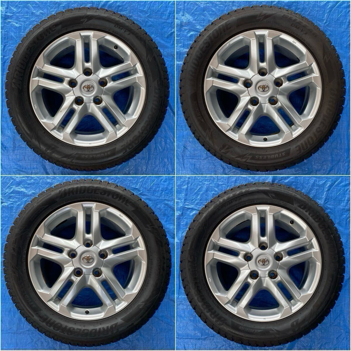 ランクル200◇ZX純正ホイール◇285/50R20◇BSブリザックDM-V3スタッドレスタイヤ付◇2021年製◇4本セット拍卖