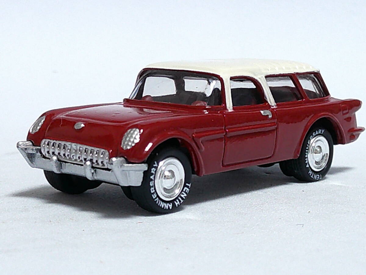 ジョニーライトニング (赤茶) '54 シボレー コルベット ノマド <ルース> Johnny Lightning 10th アニバーサリー拍卖