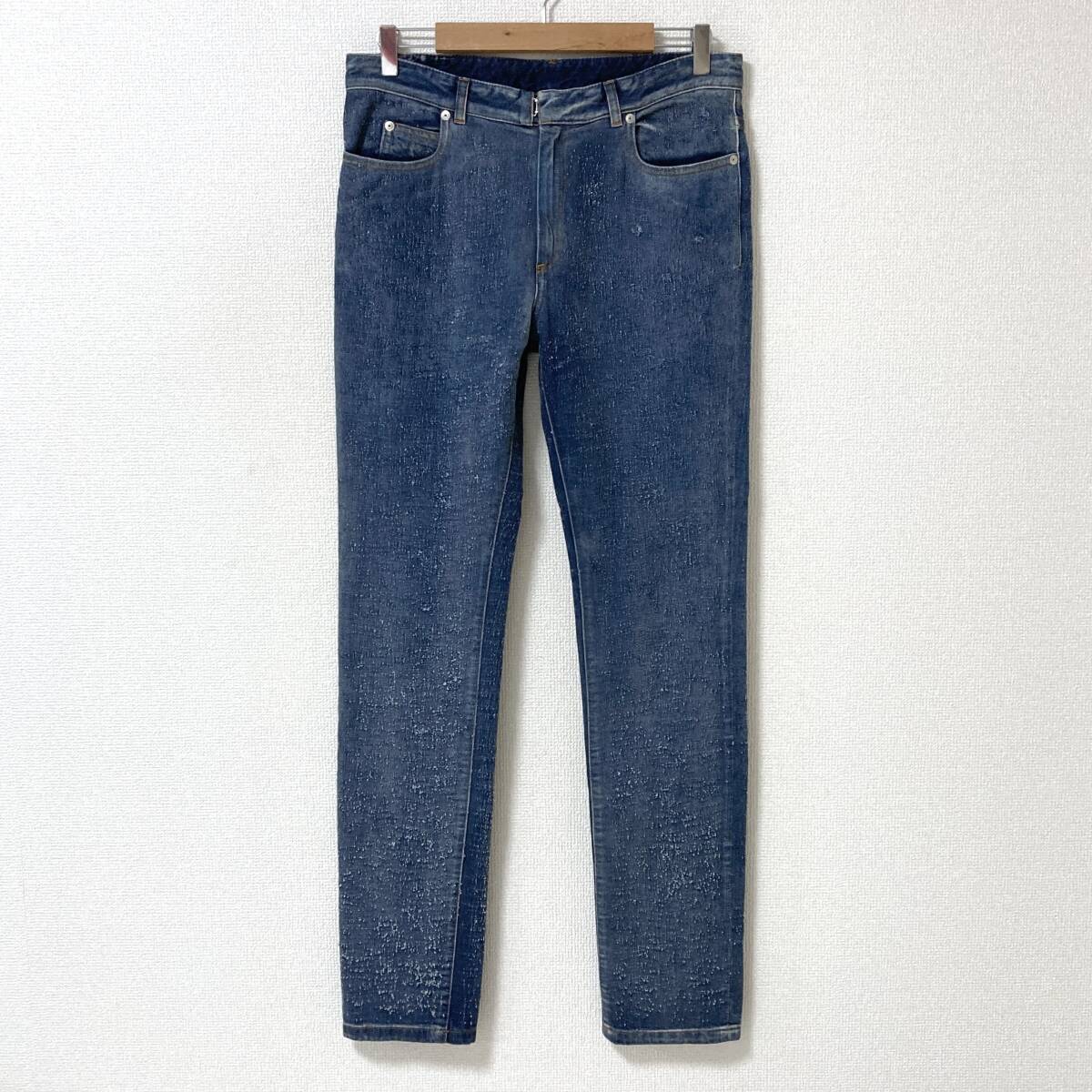 Maison Martin Margiela 1 ダメージ デストロイ加工 スリム デニムパンツ 42サイズ メゾンマルタンマルジェラ ジーンズ archive 4100124拍卖