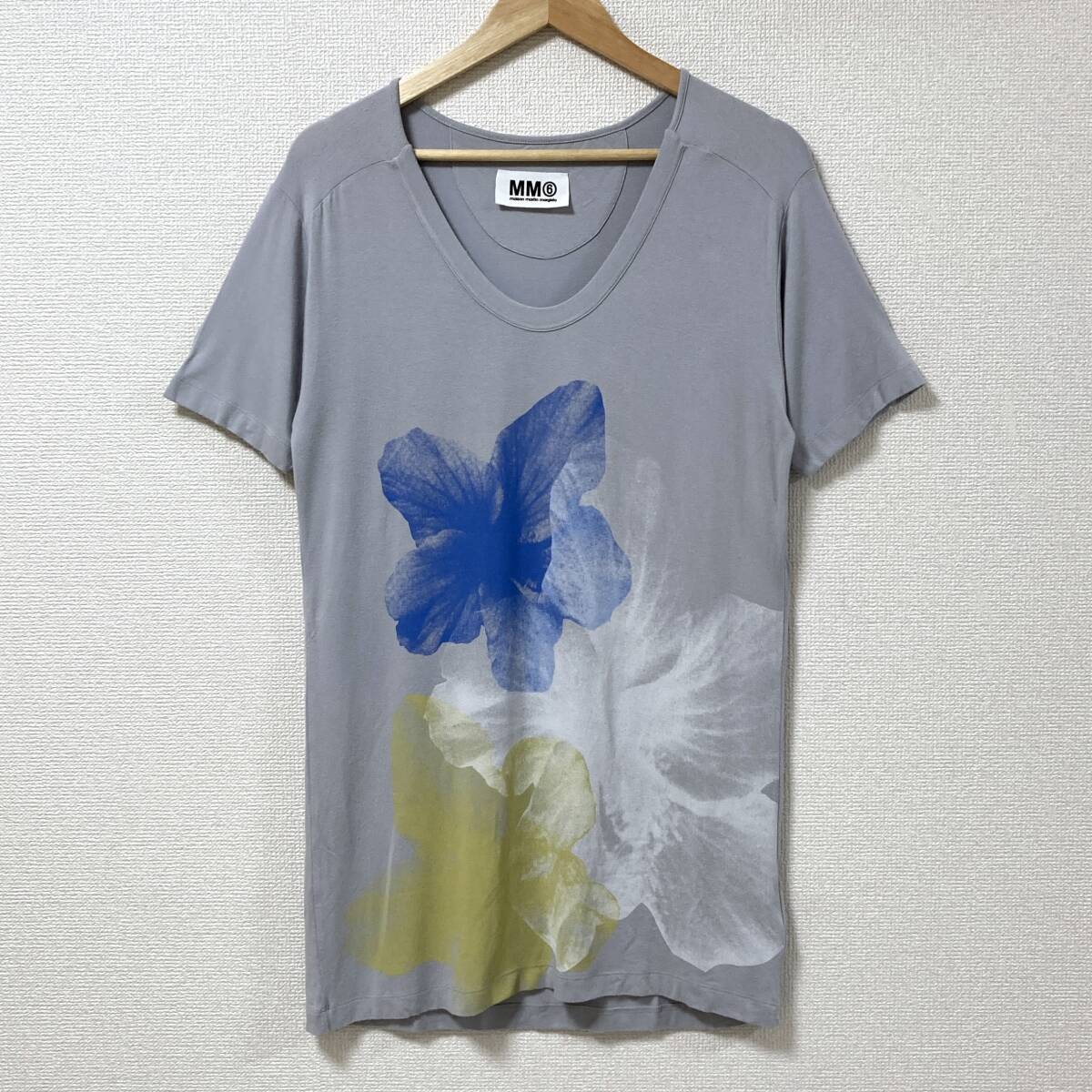 初期 ここのえ MM6 Maison Martin Margiela 6 花 プリント レーヨン カットソー メゾンマルタンマルジェラ カットソー Tee archive 5080209拍卖
