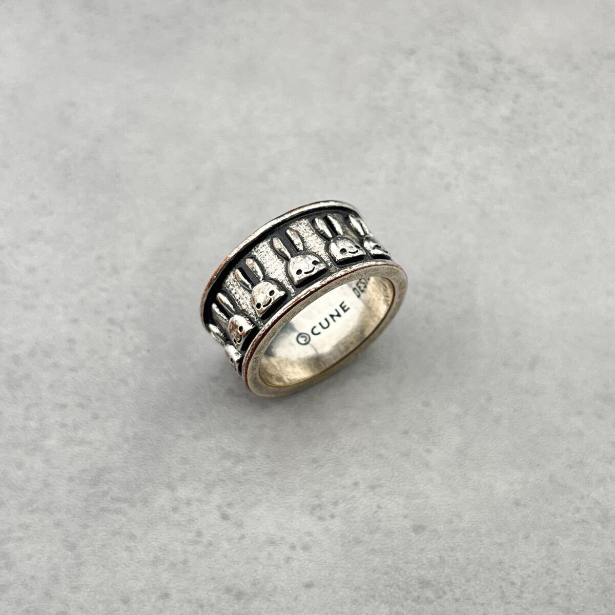 CUNE うさぎ 12連 リング 指輪 シルバー キューン アクセサリー ブレスレット バングル 拍卖