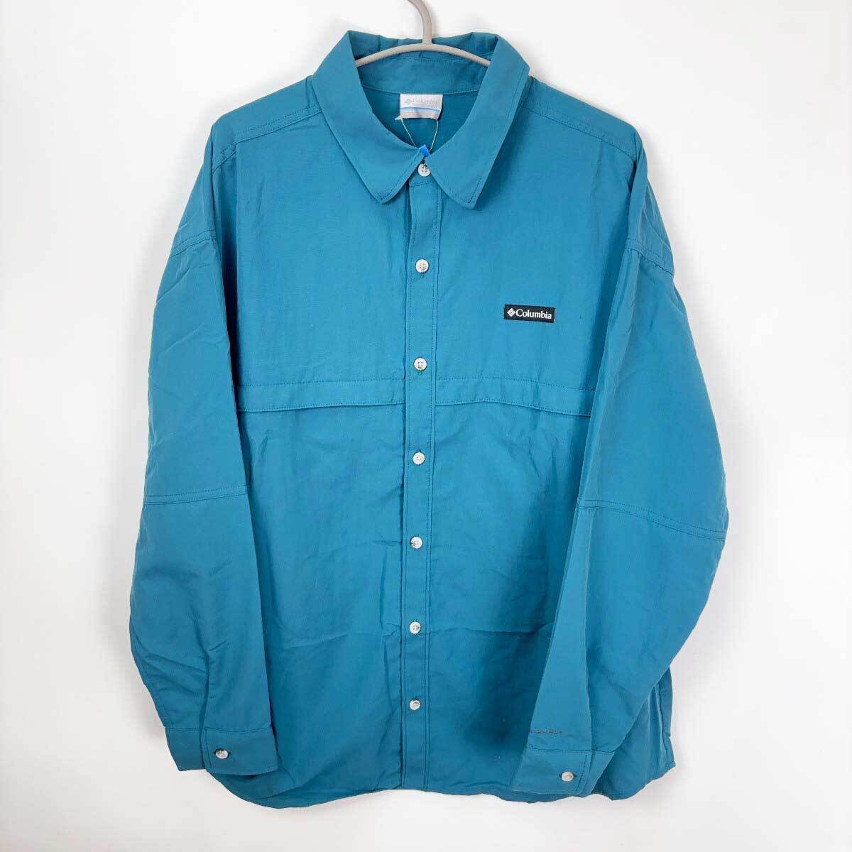 【中古・未使用品】コロンビア トルネードリム ロングスリーブ シャツ ジャケット XL River Blue PM0606 メンズ COLUMBIA拍卖