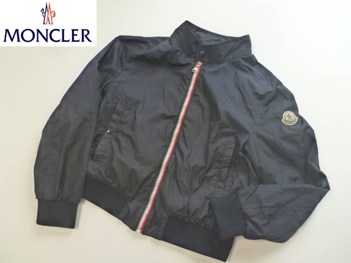 美品 MONCLER モンクレール 紺 ネイビー ウィンドブレーカー 10 140拍卖