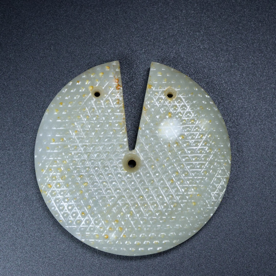 旧 清代 和田玉 玉牌 天然石 時代物 中国古美術 古賞物 古置物 唐物 S78拍卖