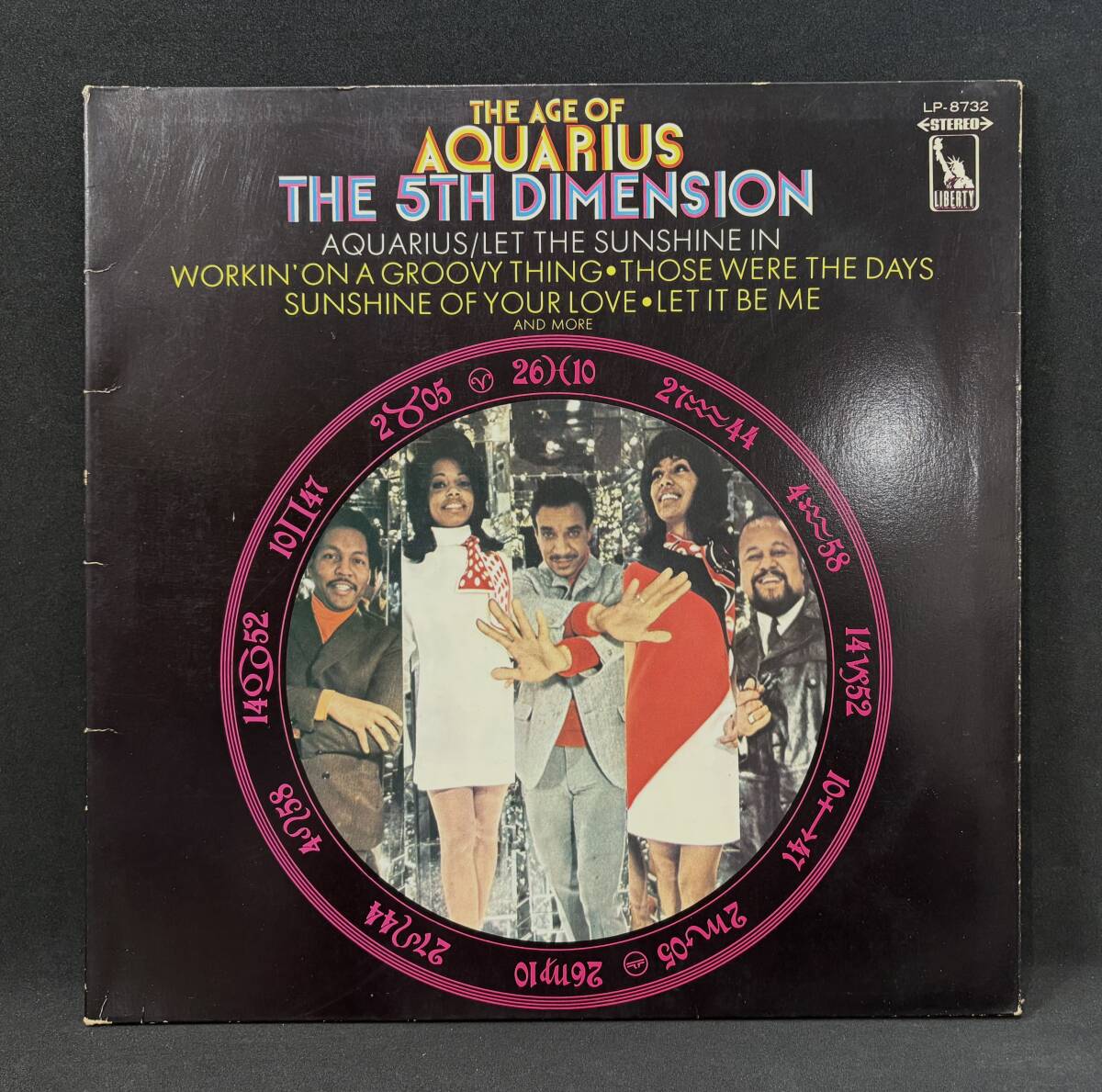 LP 赤盤【THE 5TH DIMENSION:The Age Of Aquarius】フィフス・ディメンション(ソフトロック Toshiba Red Vinyl)拍卖