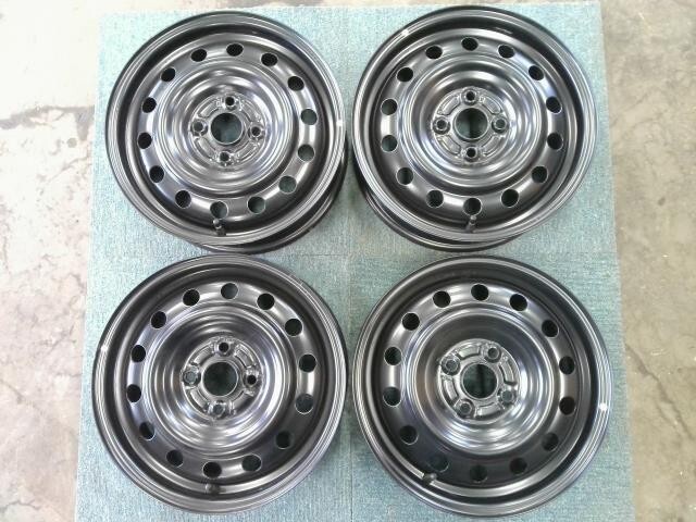 中古ダイハツ キャスト純正スチールホイール 15インチ 4本セット拍卖