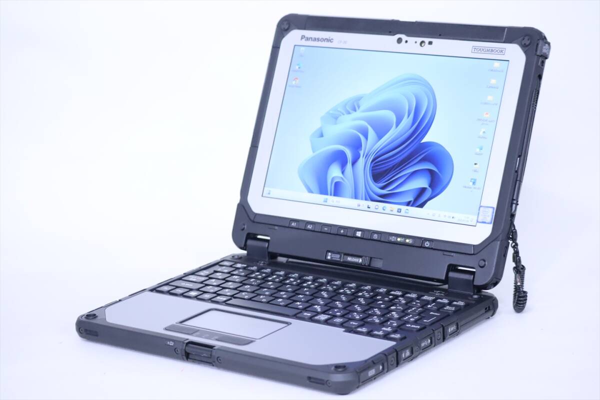 即配 良品 超堅牢 防水防塵 タッチパネル 2in1 タブレット TOUGHBOOK CF-20E0385VJ i5-7Y57 4G 128G 10.1WUXGA Windows11 AAA評価拍卖