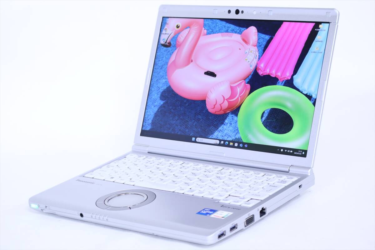 即配TT バッテリー良好 16Gメモリ 11世代Corei5 Let's note CF-SV1 i5-1145G7 16G 256G 12.1WUXGA WiFi6 Windows11 リカバリ BBA評価拍卖