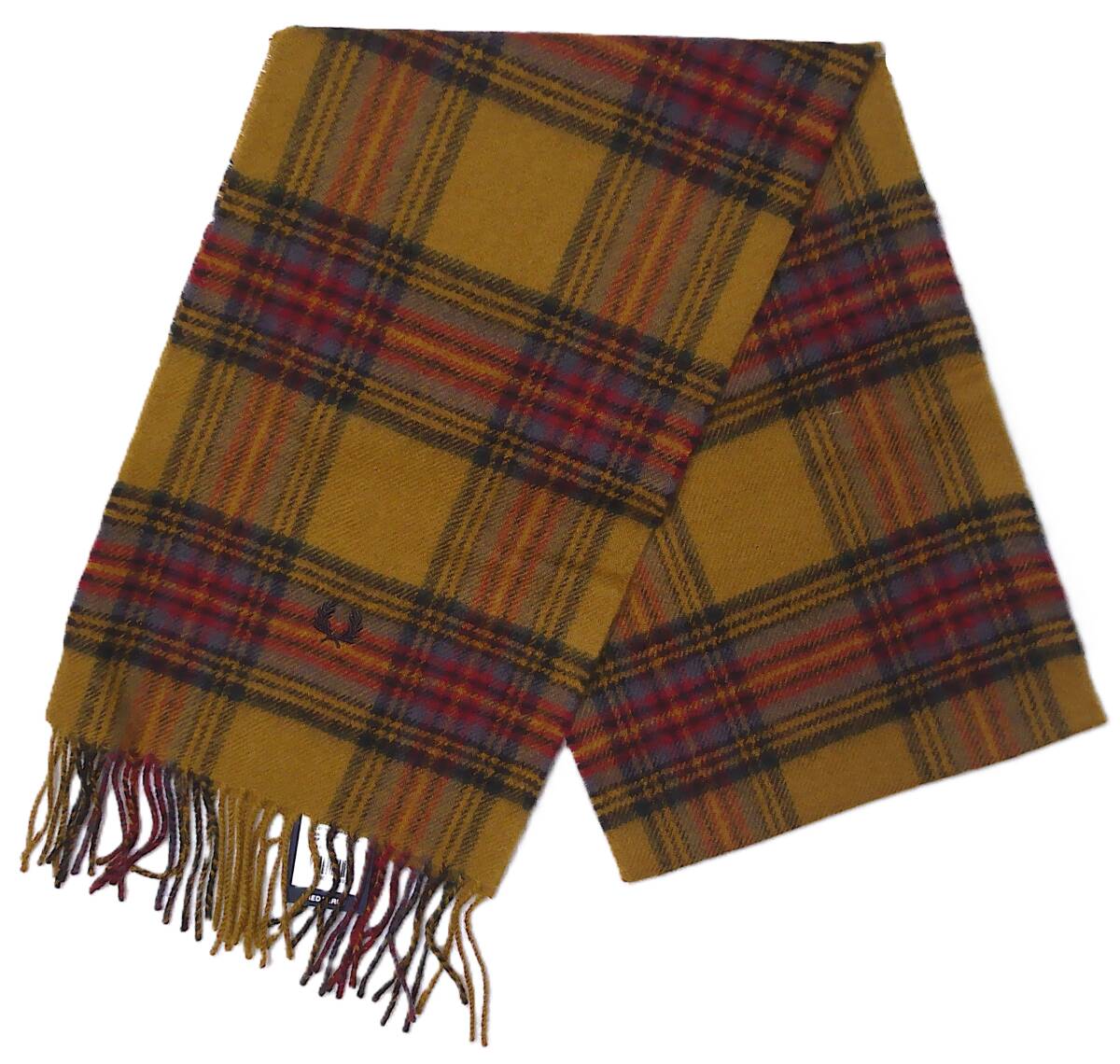 即決■★FRED PERRY フレッドペリー★■マフラー/UK製拍卖