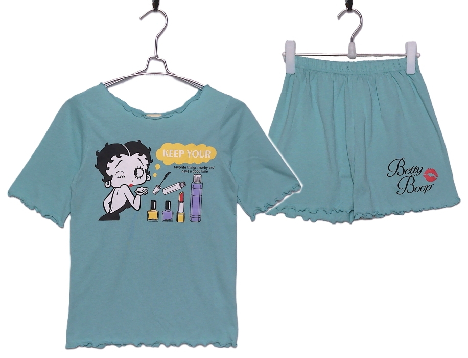 即決■★Betty Boop /ベティ・ブープ★■Tシャツ+パンツ SIZE=M拍卖