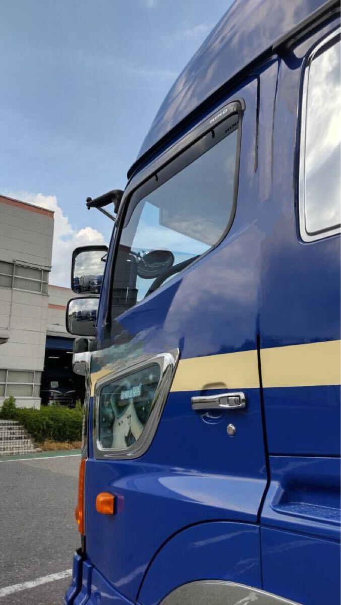 トラック用カット済みフィルム 遮光ブルーフィルム 運転席助手席2枚セット スーパーグレート プロフィア クオン テラヴィ ギガ その他拍卖