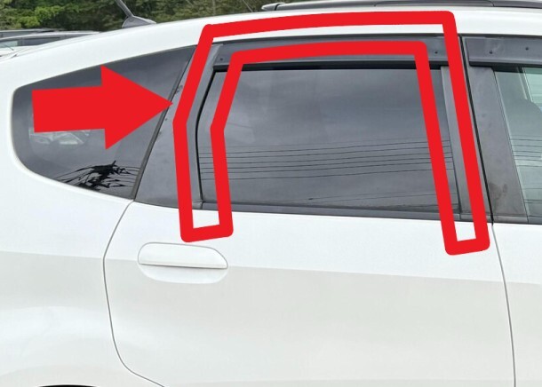 新品未使用 純正 ホンダ フィット RS GE8 GE9 リア リヤドア ガラスラン ランチャンネル 左右セット ゴム ラバー モール H1499-1拍卖