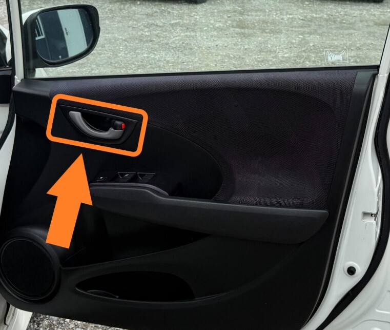 ホンダ フィット RS GE8 GE9 新品 純正 フロントドア ハンドル インナー 内側 左右セット ドアノブ 内装 H1487-2拍卖