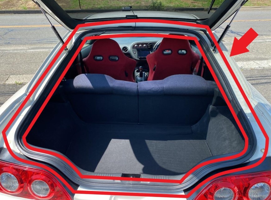 新品未使用 純正 ホンダ インテグラ DC5 タイプR トランク テールゲート ウェザーストリップ モール ゴム ラバー H0440-1拍卖