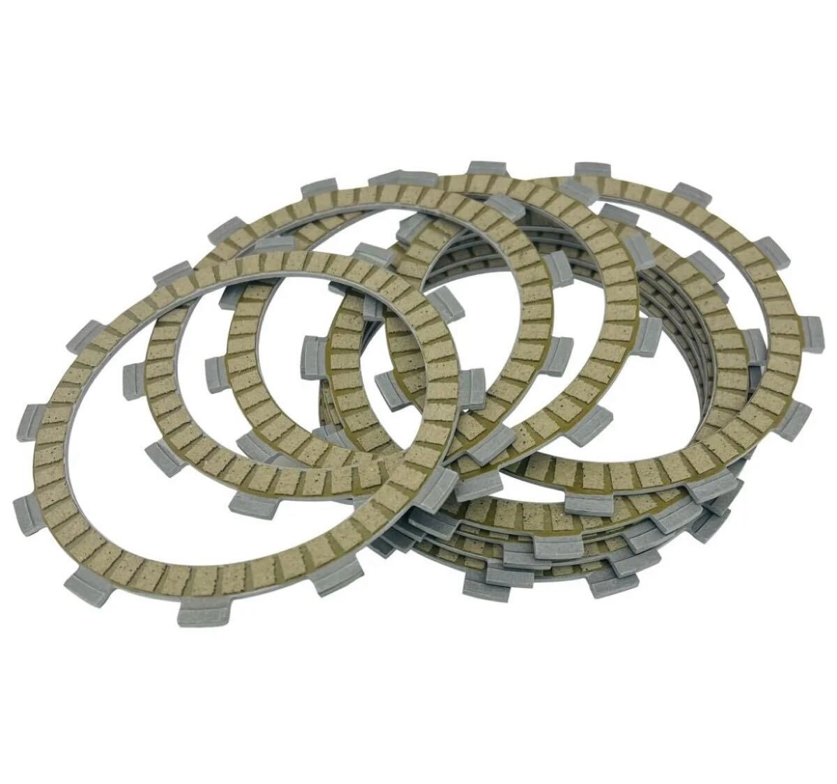 (新品)汎用 社外 クラッチ プレート ヤマハ ホンダ カワサキ 8 枚 xjr400 ゼファー400 zrx400 xj400 など拍卖