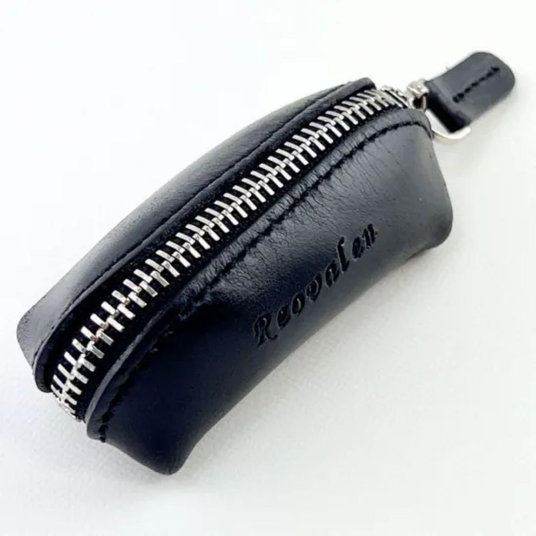 本革ミニコインケース 小銭入れ メンズ レディース シンプル高級感 黒拍卖