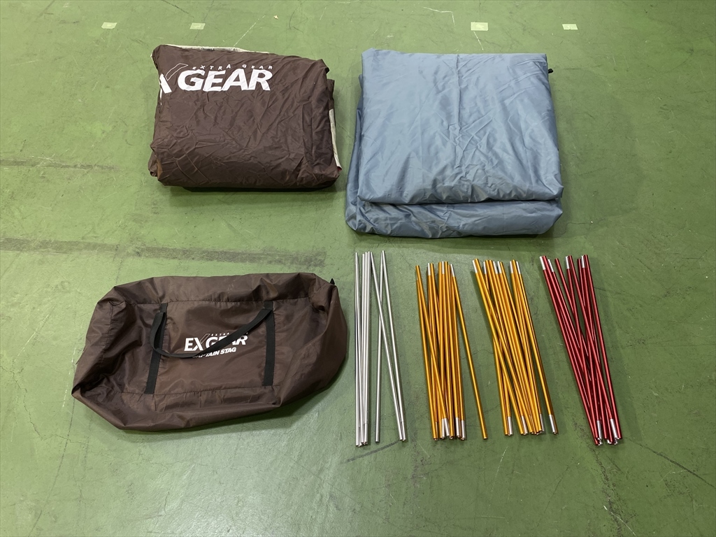 下松)CAPTAIN STAG キャプテンスタッグ エクスギア ツールームドーム270 4~5人用 UA-18 ◆★J250816R12B NH16A拍卖