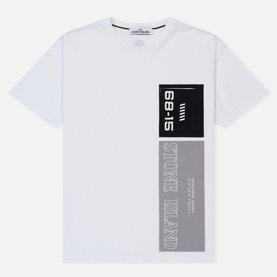 美品正規品 STONE ISLAND/ストーンアイランド '18SS『LOGO PRINT SHORT SLEEVE POCKET T-SHIRT』半袖Tシャツ/ホワイト/S拍卖